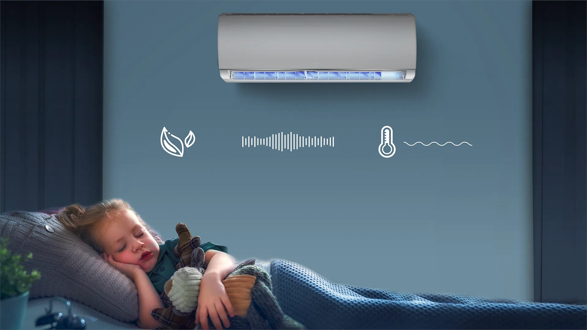 Инверторен климатик TCL TAC-12CHSD/XA73IF ELITE 12 000 BTU, A++/A+, R32 - Sleep Mode – комфорт през нощта