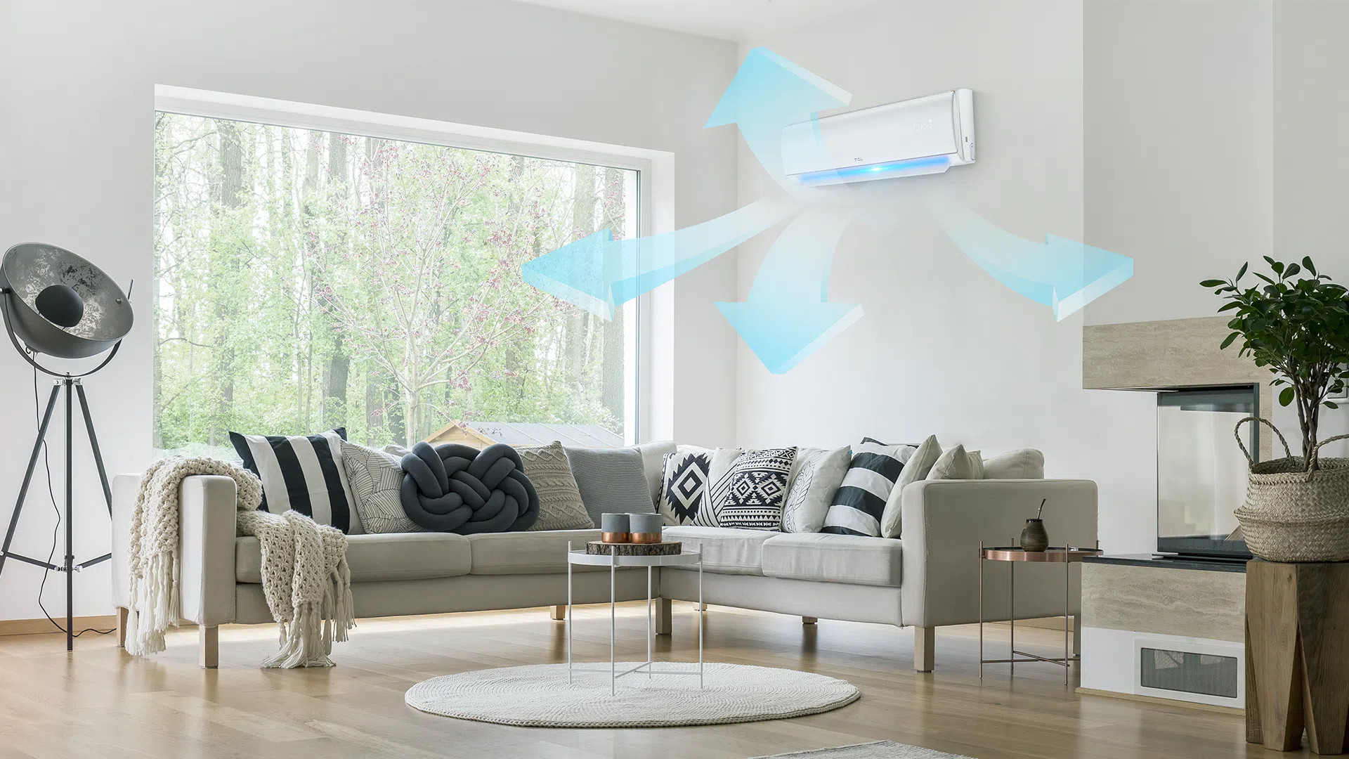 Инверторен климатик TCL TAC-12CHSD/XA73IF ELITE 12 000 BTU, A++/A+, R32 - 3D въздушен поток